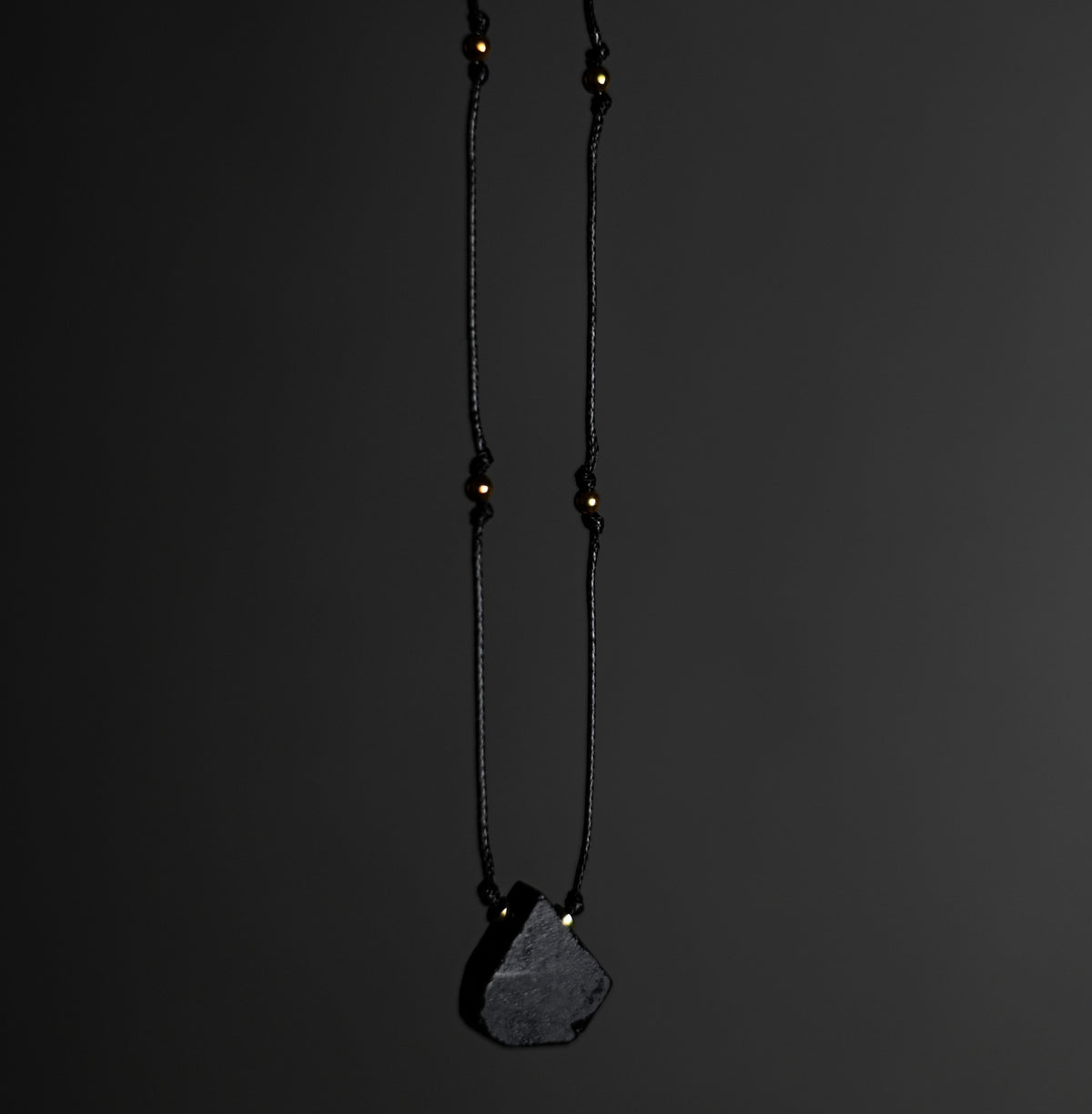Turmalin Czarny - Minimalistyczny Naszyjnik